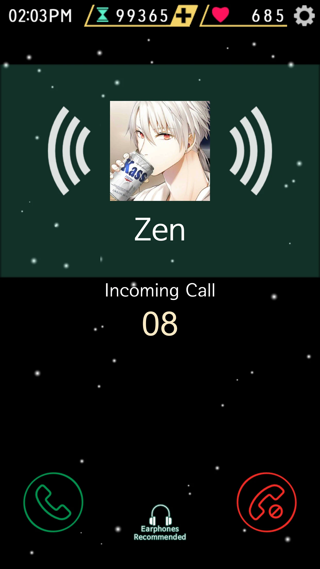 Mystic Messenger screenshot